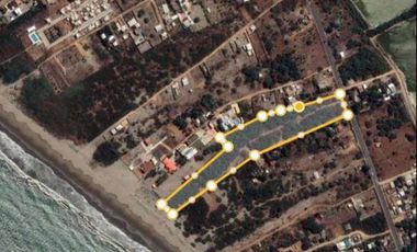 Vendo Terreno al pie del mar en Playas, via a Data Posorja 17.160 metros