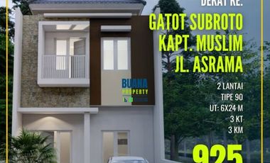 Rumah Sekitar Gatot Subroto Kapten Muslim Helvetia Medan