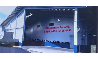 Se Alquila Exelente Bodega 2.172 Mts Vía Tocumen $14.118.00+Itbms
