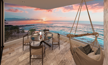 Departamento de 4 habitaciones en venta frente al mar en Chelem Yucatán