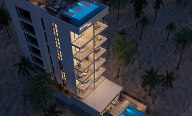 Departamento de 4 habitaciones en venta frente al mar en Chelem Yucatán