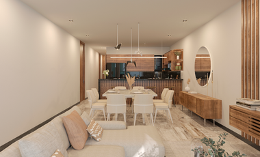 Departamento de 4 habitaciones en venta frente al mar en Chelem Yucatán