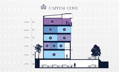 Capital Cove Ruko Highclass Facade Full Kaca di BSD City
