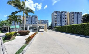 apartamento en arriendo en conjunto santo domingo piso 10. Cod A13850