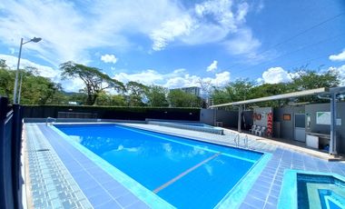 apartamento en arriendo en conjunto santo domingo piso 10. Cod A13850