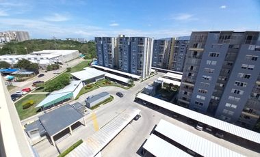 apartamento en arriendo en conjunto santo domingo piso 10. Cod A13850