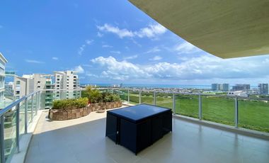 Penthouse  amueblado en renta en Isola Puerto Cancún
