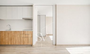 Departamento nuevo, tipo polilla, 2 D, 2 B, Ñuñoa, Metro