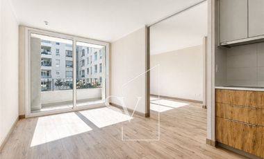 Departamento nuevo, tipo polilla, 2 D, 2 B, Ñuñoa, Metro