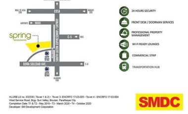 RFO Unit in Spring Residences Bicutan Taguig City 5% DP to move In