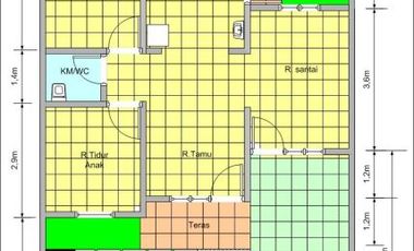 Dijual Rumah Minimalis di Dekat Bandara Adisucipto, Bonus Kitcenset dan AC!!