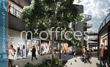Renta local comercial en PB de 143.87 m2 en General Escobedo N.L