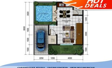 Rumah Villa Dijual Di Batu Malang Tipe 67 View G. Arjuna