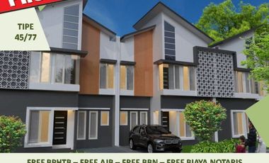 Rumah Dijual di Malang Tipe 45/77 Free Biaya2 View Katu