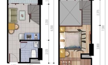 MURAH Apartemen Icon Mall Gresik Tipe 1 BR