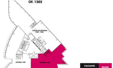 Oficina en Arriendo en Torre Paris/ Metro Los Leones
