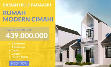 Rumah 2 Lantai Unit Terbatas di Permana Padaasih Cimahi 400 Jutaan