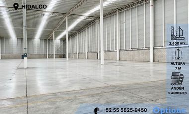 Rent space in Hidalgo industrial park