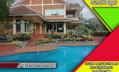 Dijual Villa Dengan View Pemandangan Indah Puncak Bogor