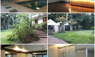 FOR LEASE: 8 Bedroom House with pool in South Forbes Park Village, Makati City