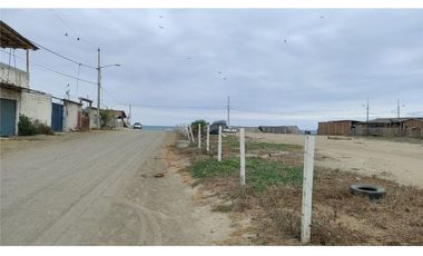 terreno de venta  frente al mar en Crucita Manabí