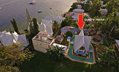 Quadro House for SALE/RENT at 2.5 MILLION PESOS inside EL Paradiso Resort, Tingko White Beach Alcoy Cebu