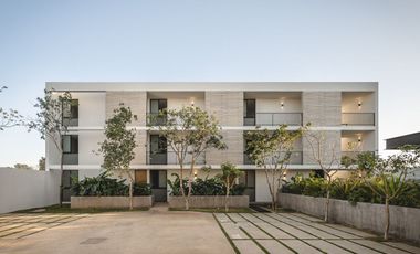 Departamento con balcón y dos recámaras en Temozón - ENTREGA INMEDIATA