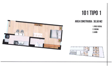 apartamento en venta en centro. Cod V5601