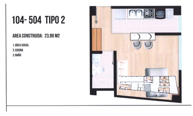 apartamento en venta en centro. Cod V5601
