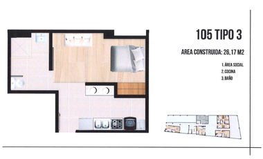 apartamento en venta en centro. Cod V5601