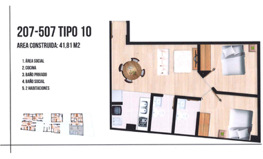 apartamento en venta en centro. Cod V5601