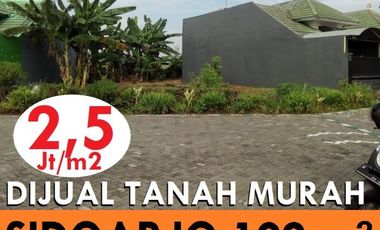 Tanah Sidoarjo MURAH Kav SHM Bumi Citra Fajar BCF 2,5 Jt/m