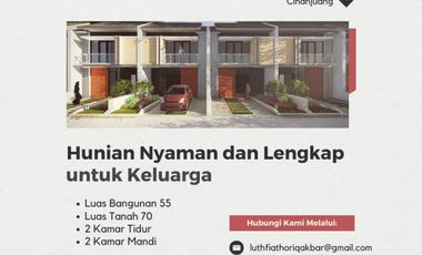 Rumah Bandung 600 Jutaan di Cihanjuang dkt pusat Kota Bandung