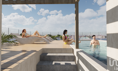 DEPARTAMENTO EN VENTA EN PLAYA DEL CARMEN EN LA BONITA CALLE 38 Y A 400 METROS DE LA FAMOSA 5ta AV.