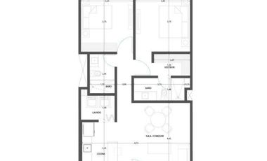 Departamento en venta Temozón Norte
