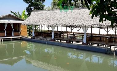 Jual villa dan kolam pemancingan Karangpawitan karangmulya cibangban Garut jawabarat
