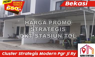 Hunian Invest Terbaik Ada Ready Cluster Strategis dkt Stasiun Tol Bekasi