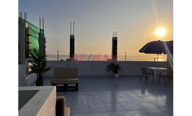 Se Alquila Departamento En Segundo Piso Frente A Playa De  Huanchaco A 1100 Nuevos Soles