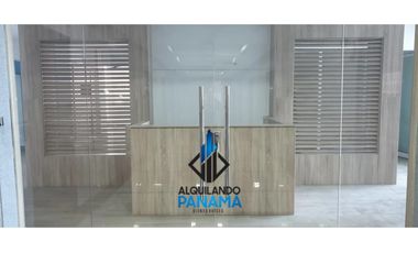 Se Alquila Oficina Amoblada 642 Mts calle 50 Obarrio usd7,704,oo+Itbms