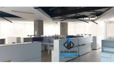 Se Alquila Oficina Amoblada 642 Mts calle 50 Obarrio usd7,704,oo+Itbms