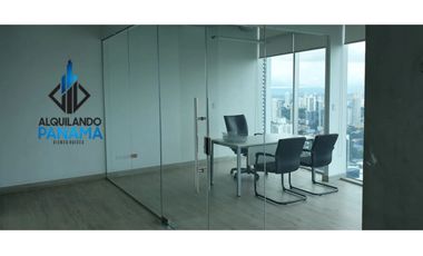 Se Alquila Oficina Amoblada 642 Mts calle 50 Obarrio usd7,704,oo+Itbms