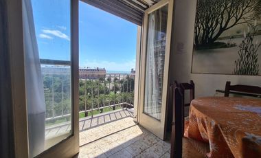 Alquiler temporada 2023 departamento 2 ambientes c/ balcón y vista a Plaza Colón