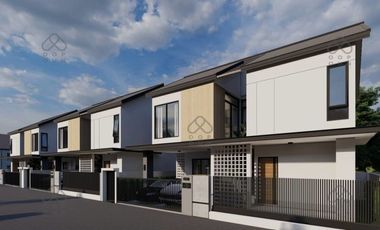 New two-story villa with a clean look and modern design you might find in Europe awaits you in Chiang Mai
