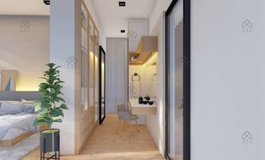 New two-story villa with a clean look and modern design you might find in Europe awaits you in Chiang Mai