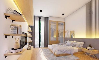 New two-story villa with a clean look and modern design you might find in Europe awaits you in Chiang Mai