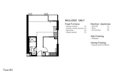 Landmark at MRTA Station - 1BR+ Type - B2