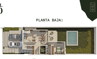 Casa en Privada Estela Nativa en Conkal, mod 110