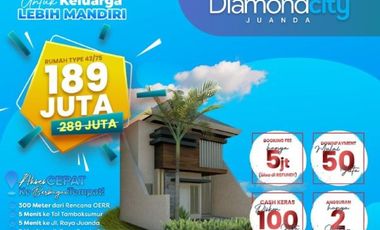 ON MAY SALE! DIAMOND CITY JUANDA 1, Hunian Nyaman DCJ 1 Booking Sekarang