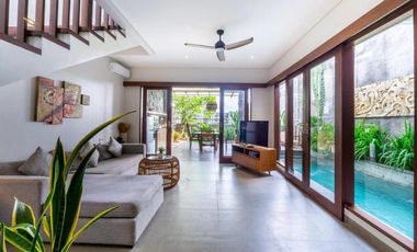 Freehold - Dual-Villa Investment in Prime Batu Bolong< Canggu, Bali - 7 Minutes to the Beach