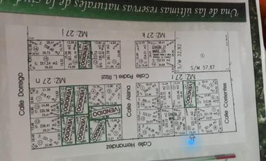 Lote de 325,17 m2 en venta en barrio Los Fresnos.